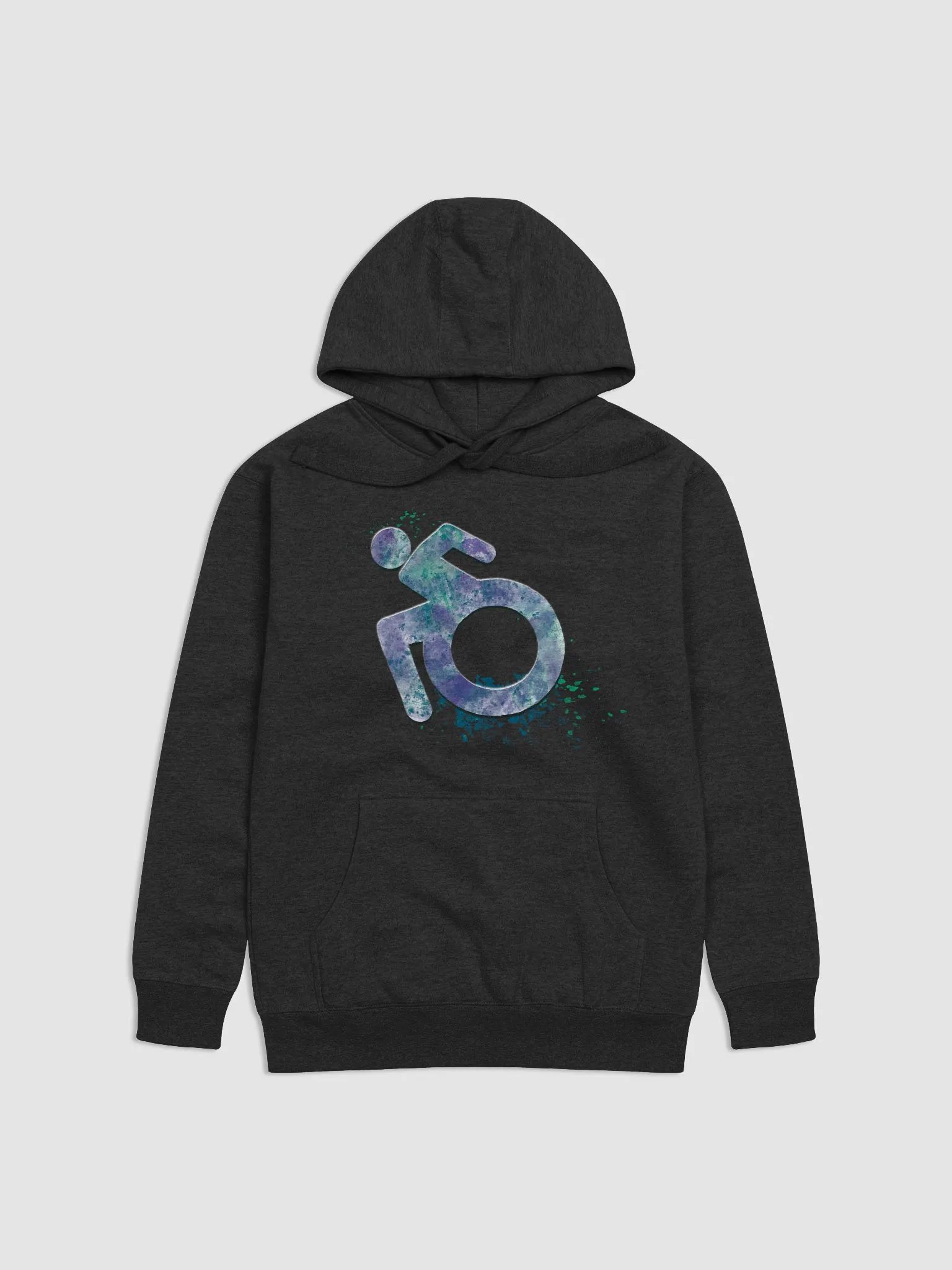 Wheelie, Blue Splash Hoodie product image (1)