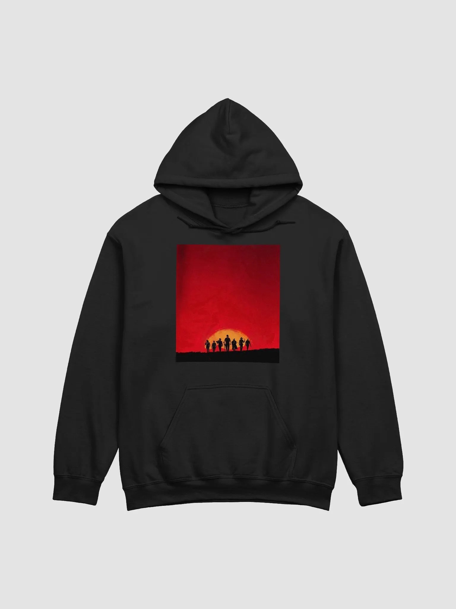 Red Dead Redemption 2 Sunset Silhouette Hoodie product image (7)
