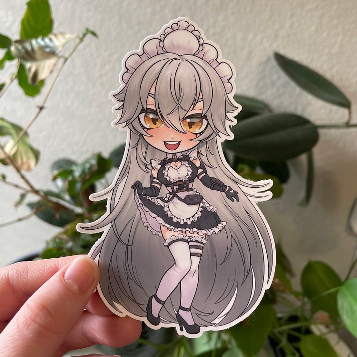 Zentreya Maid 5" Vinyl Stickers product image (1)