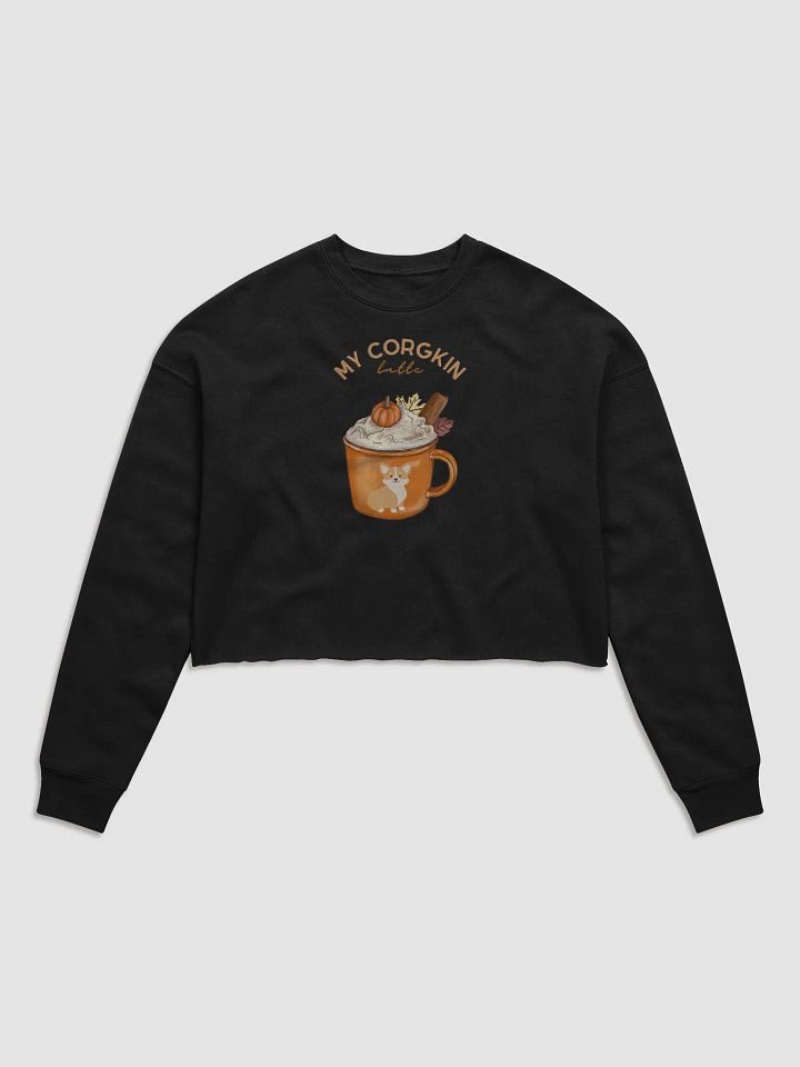 My Corgkin Latte Crop Sweatshirt product image (1)