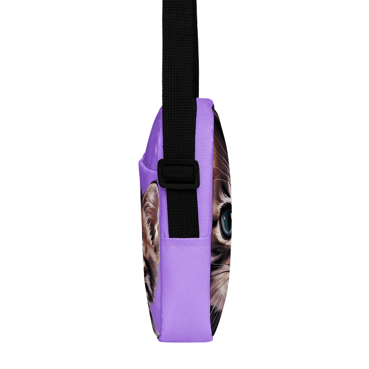 Cat Crossbody Bag Purple product image (2)