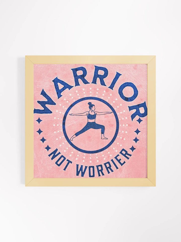 Warrior Not Worrier-pink product image (1)