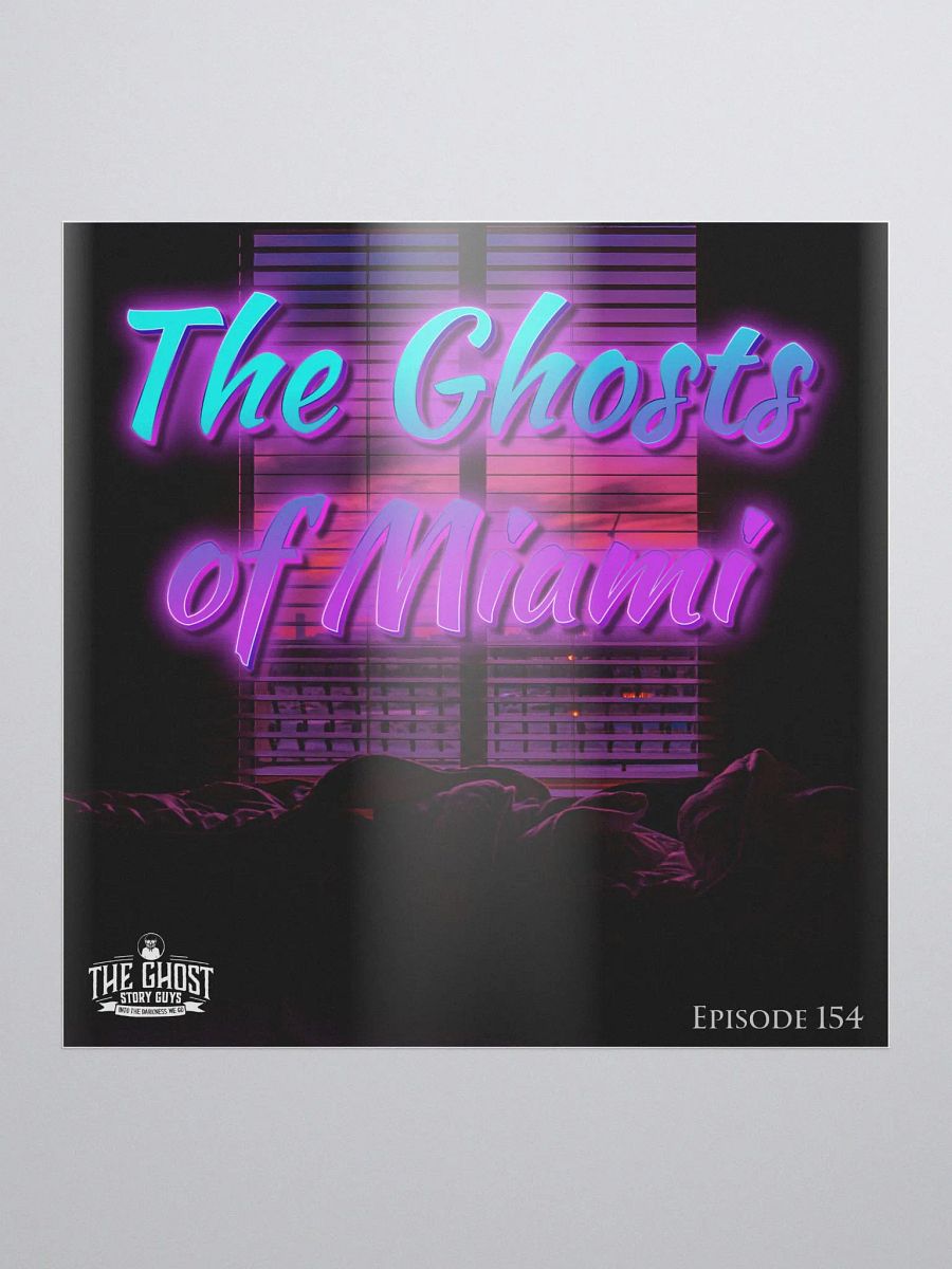 Ghosts of Miami Sticker product image (2)