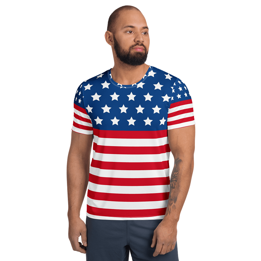 Star-Spangled Athletic All-Over Tee product image (1)
