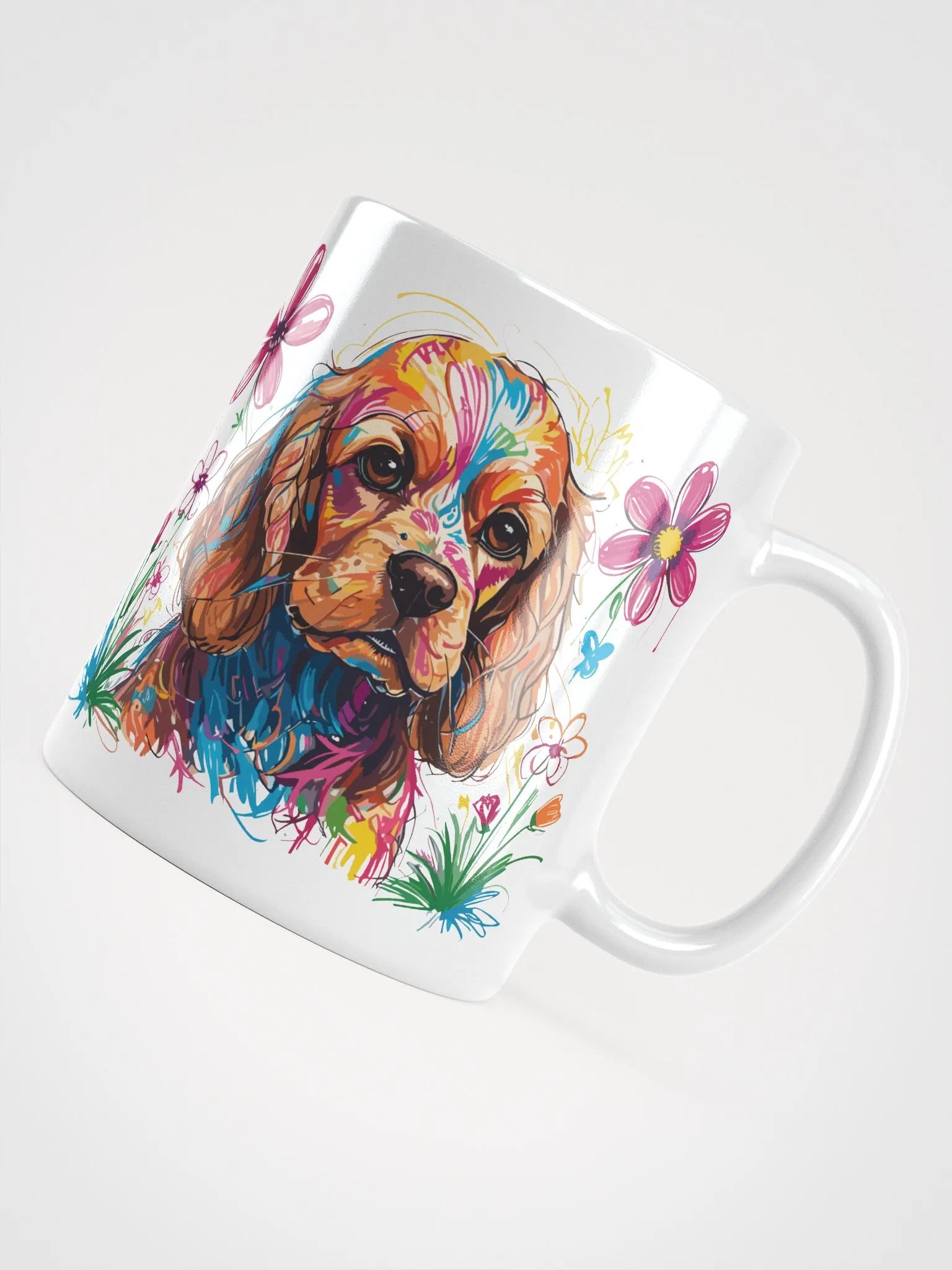 Scribbles Cocker Spaniel 1 , Mug product image (4)