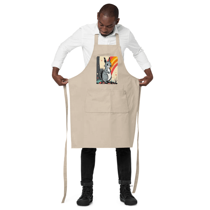 Rainbow Squirrel Chef Apron product image (2)