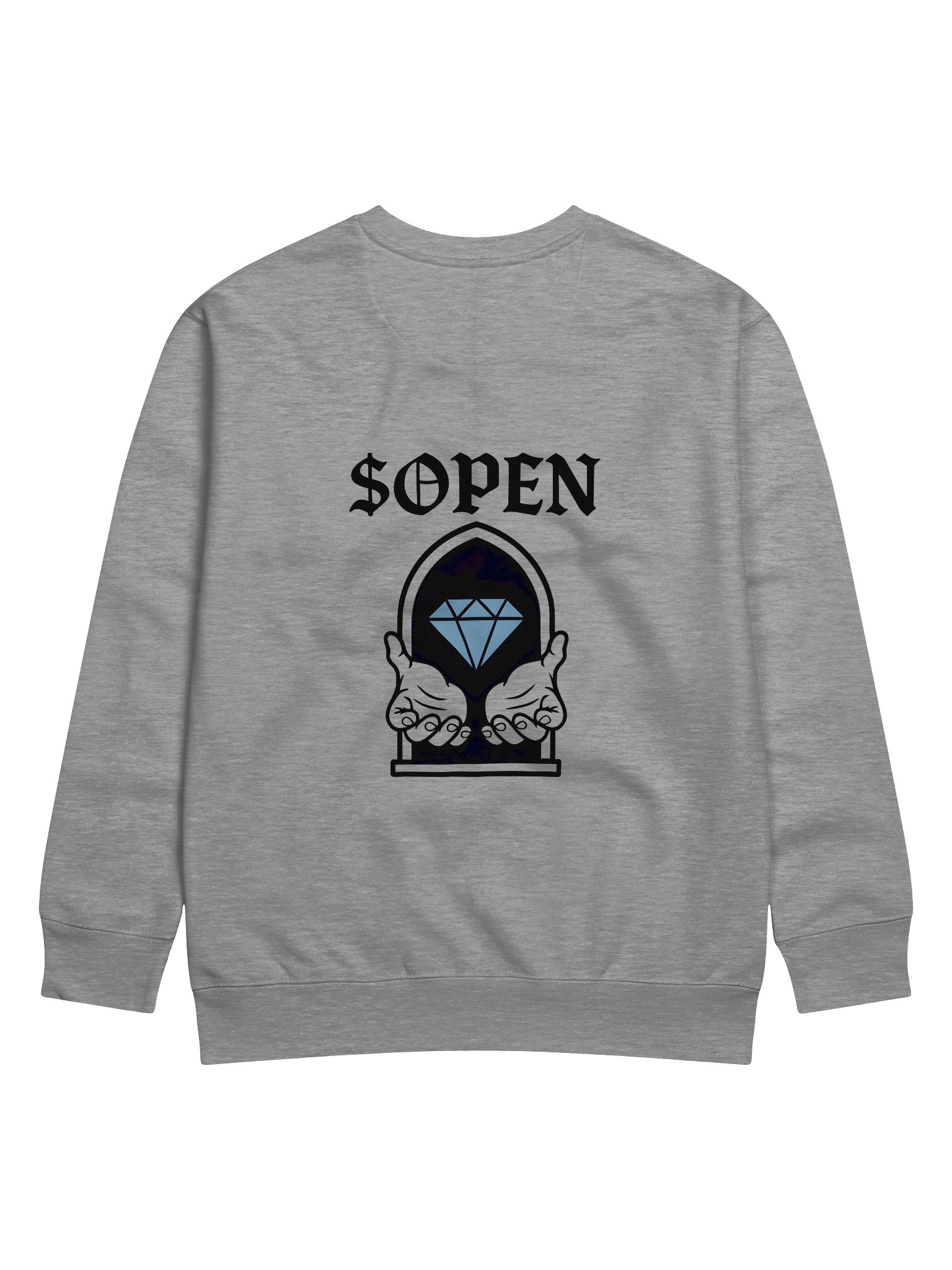 Stonkcast Premium Sweatshirt — $OPEN Diamond Hands Edition product image (8)