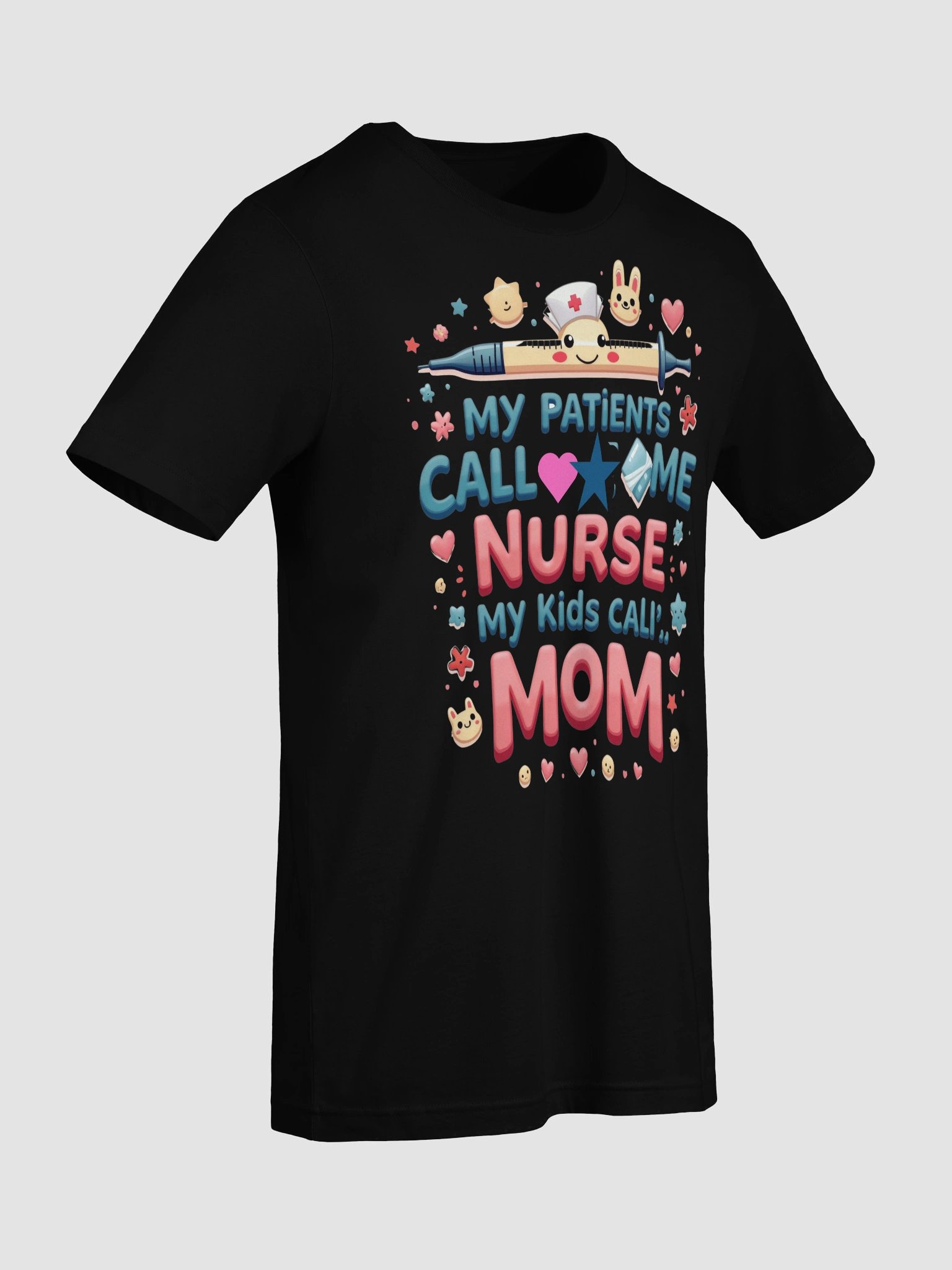 Nurse Mom Playful Syringe T-Shirt product image (57)