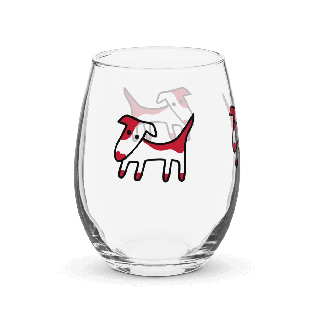 Abstract Canine Stemless Wine Glass Set product image (4)