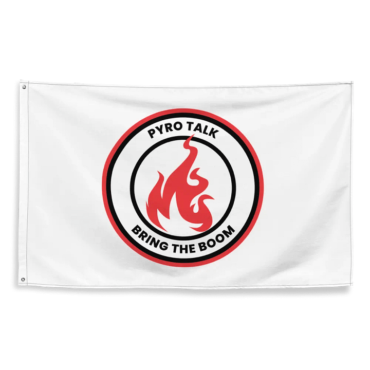 PyroTalk Logo Flag product image (2)