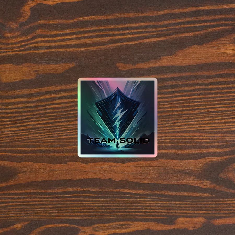 TEAMSOLID Lightning Bolt Holographic Sticker Set product image (5)