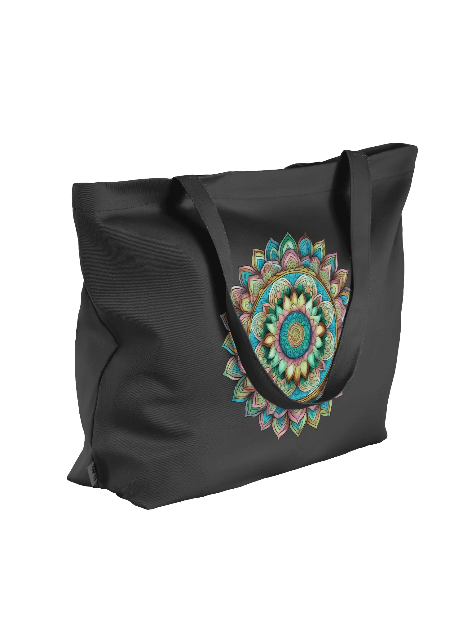 Autumn Bloom Mandala - Eco-conscious Organic Cotton Totes product image (5)