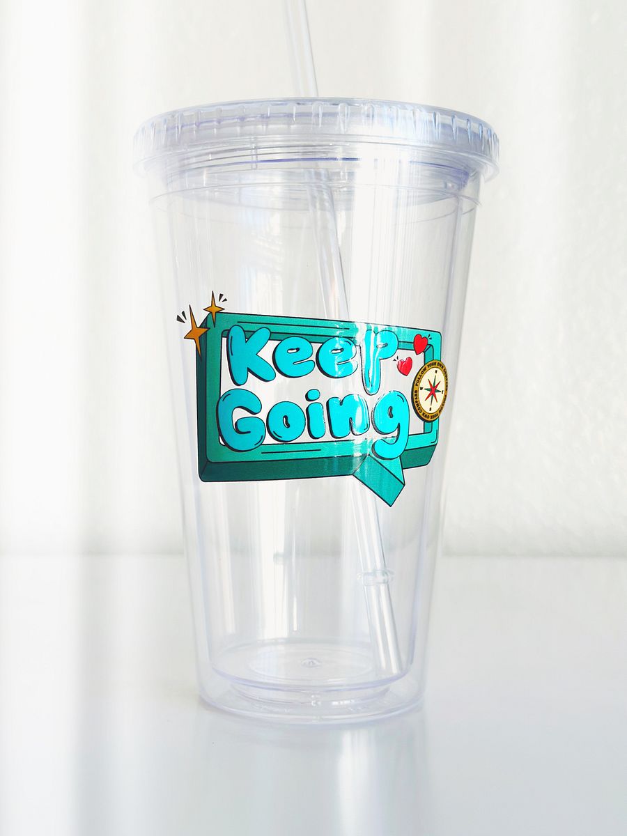 keep going ♡ clear cup product image (7)