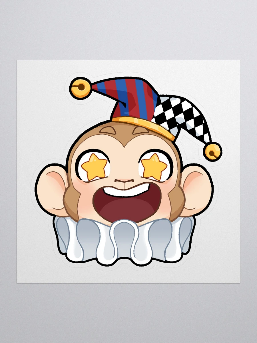 Excited Bozo Sticker product image (1)