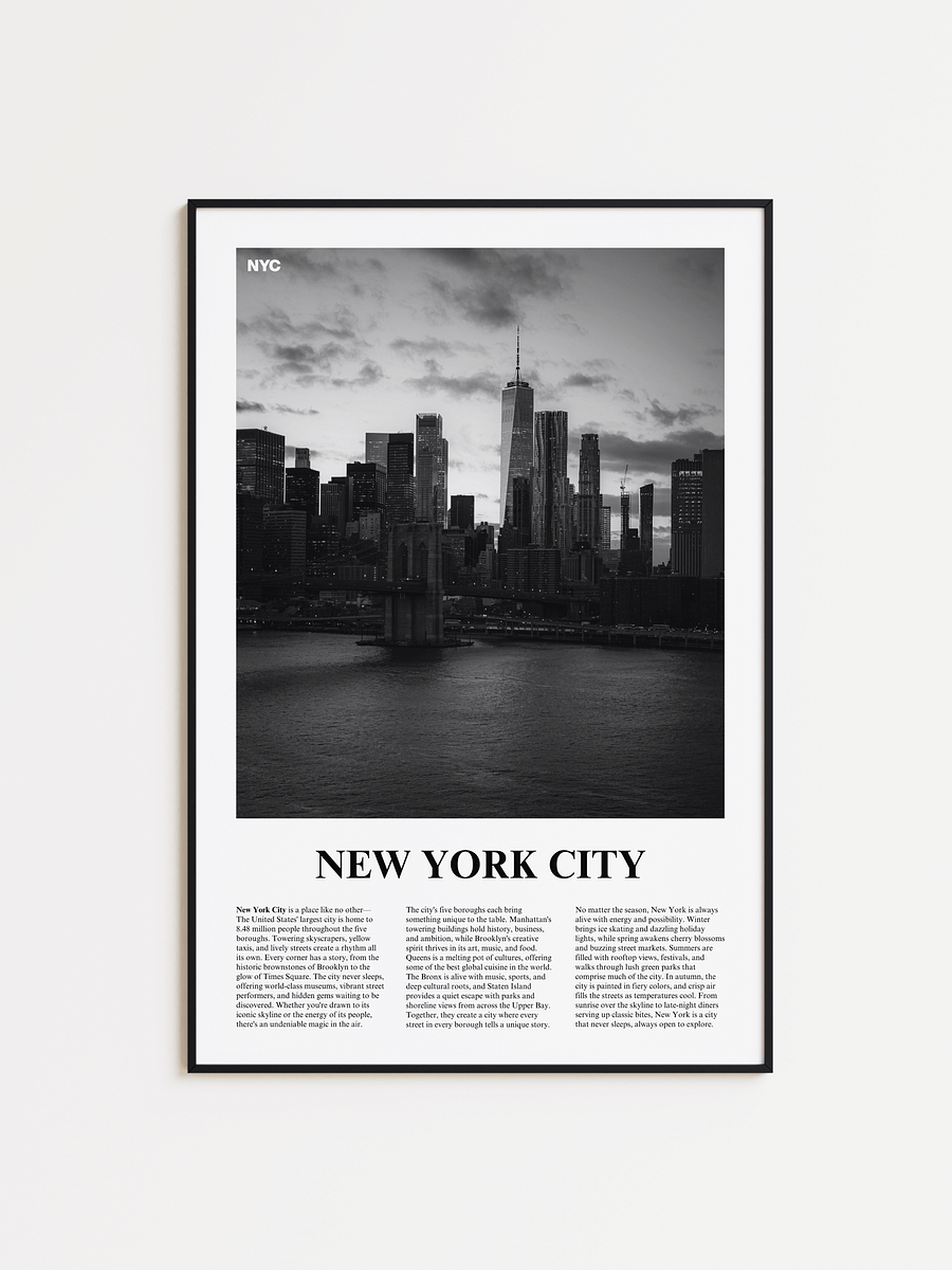New York City 02 Newspaper Poster product image (1)
