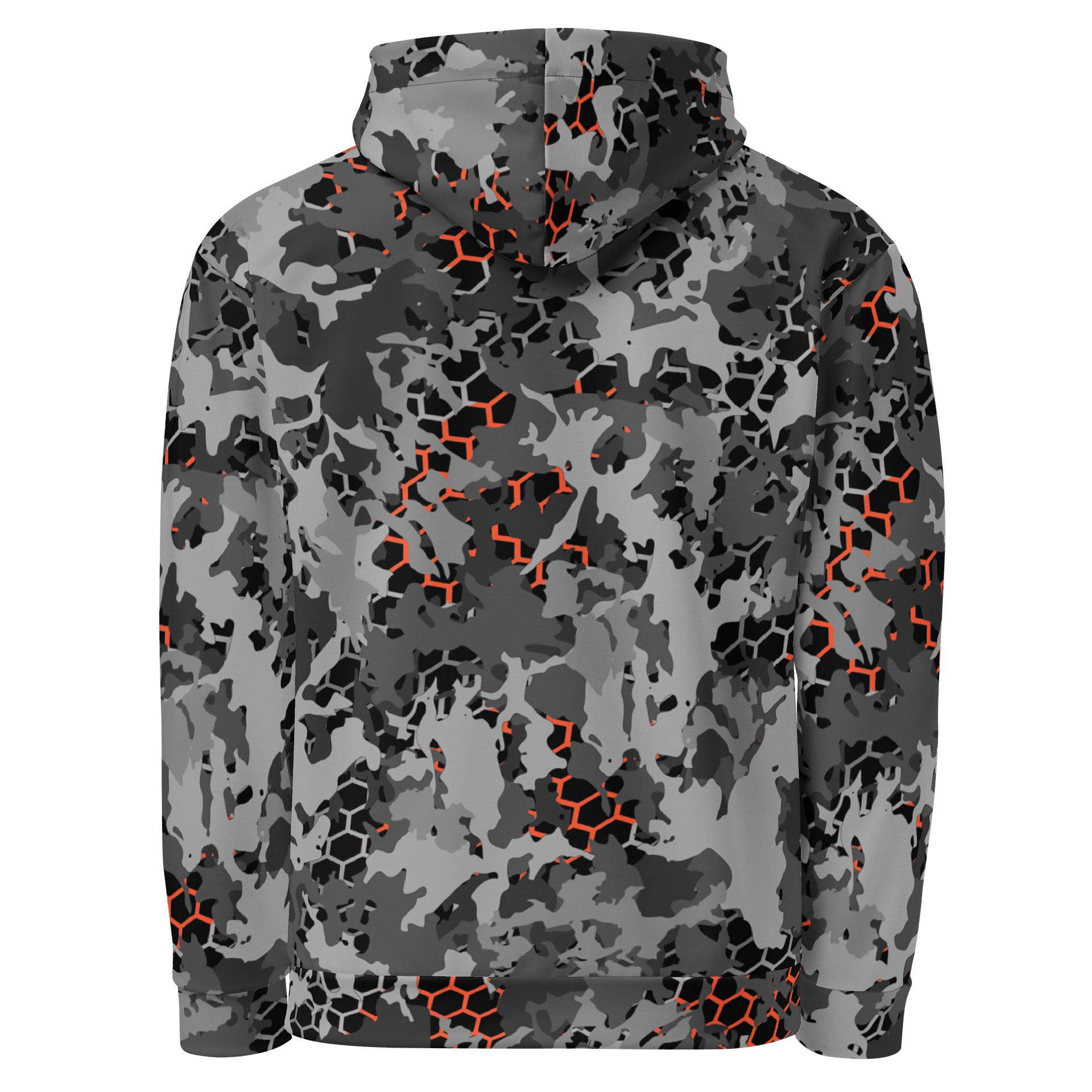 Greyscale Orange Camo Hoodie product image (3)