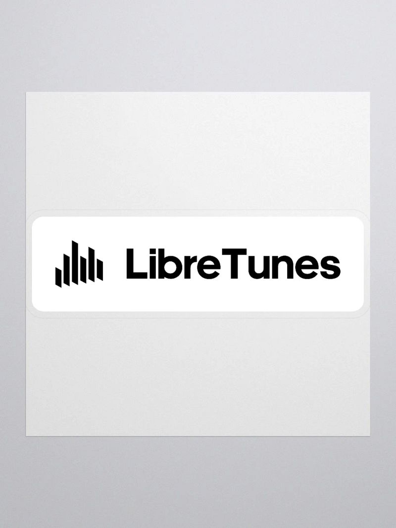White Premium Record Label Sticker