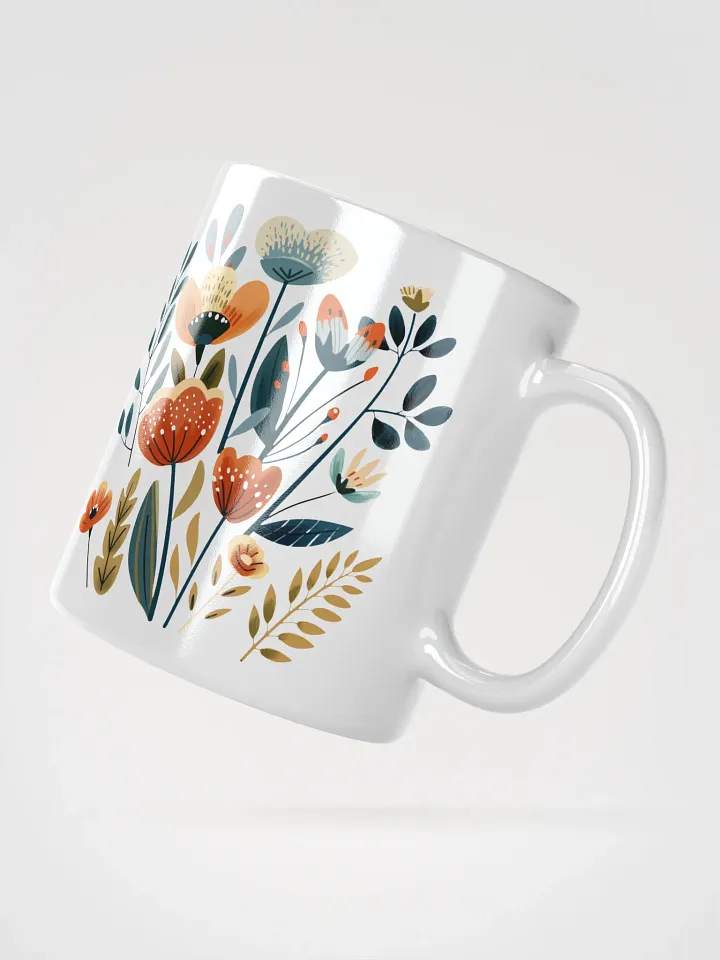 Floral Dreams White Glossy Mug product image (6)