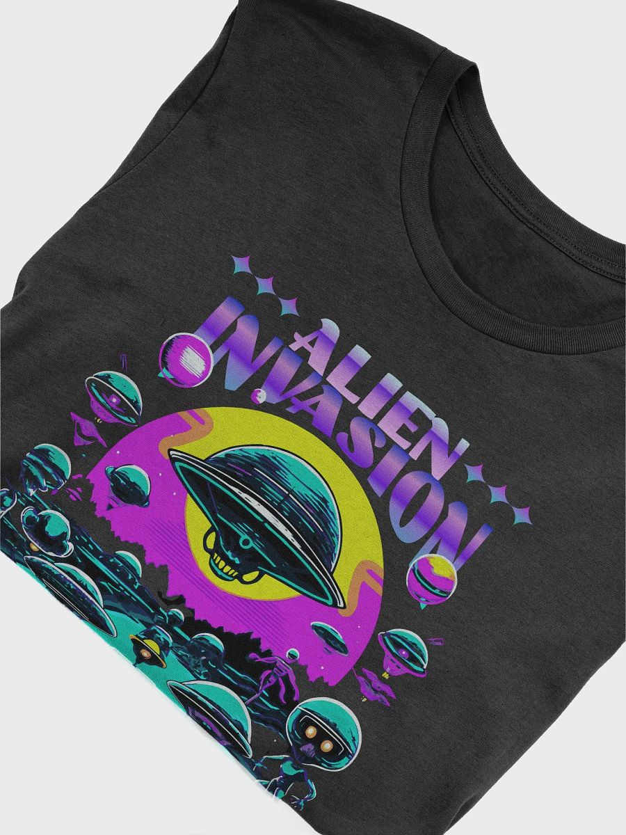 Neon Alien Invasion Super-Soft Tee product image (6)