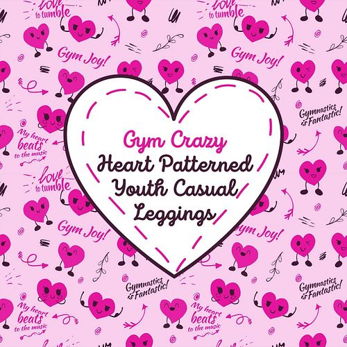 Go crazy for gymnastics, go crazy in pink! Some heart patterned leggings for young gymnasts in our Etsy shop.💗🤸
#gymnastics #...