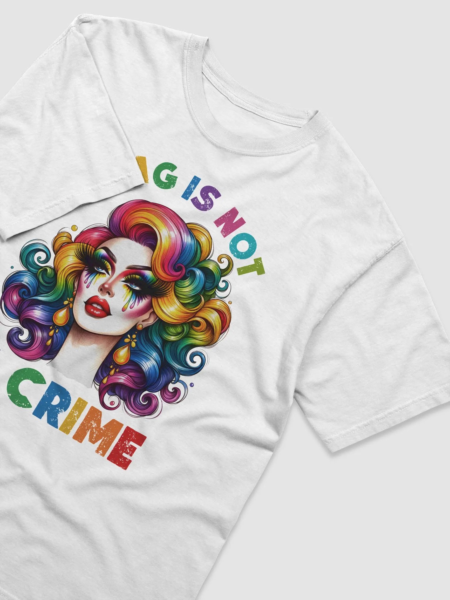 drag is not a crime t-shirt product image (3)