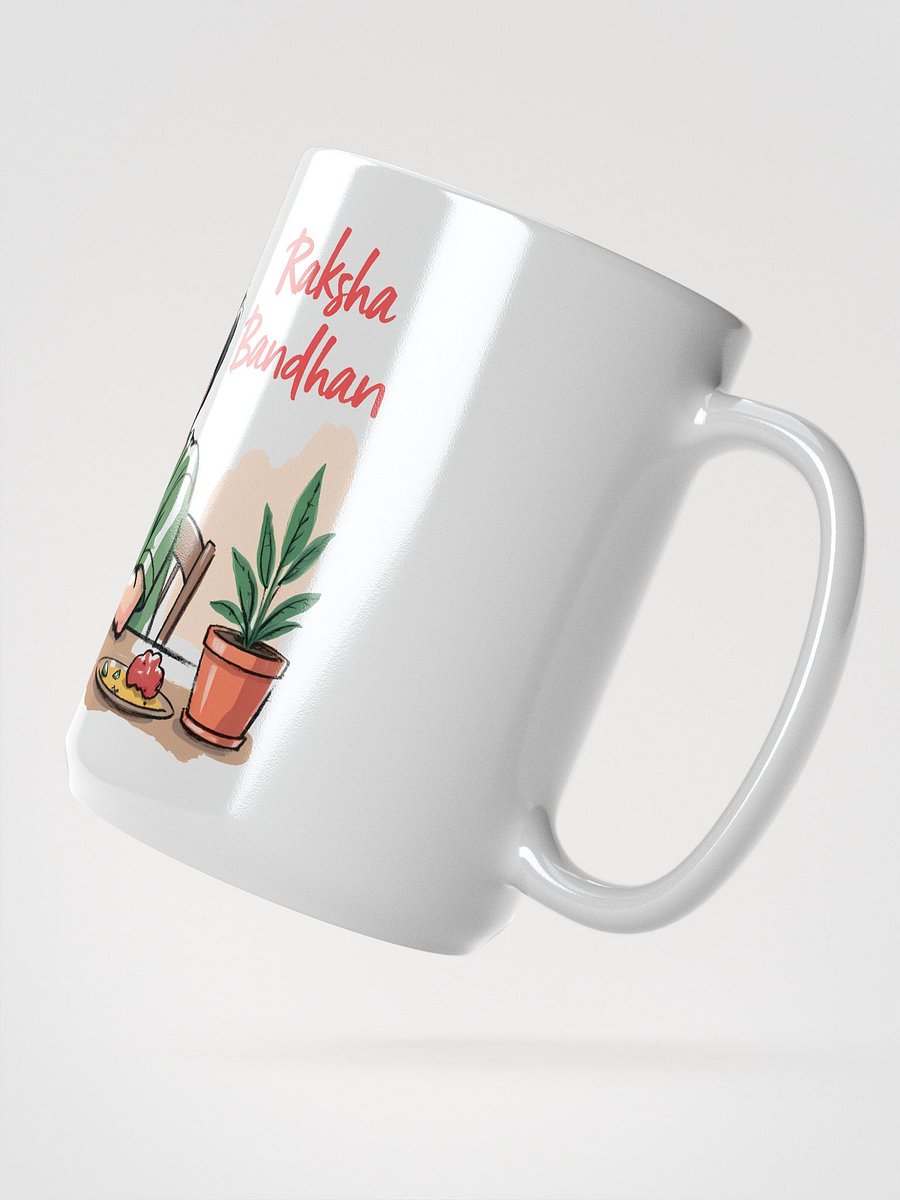 Traditional Raksha Bandhan: Sister’s Love in Art Glossy Mug product image (2)