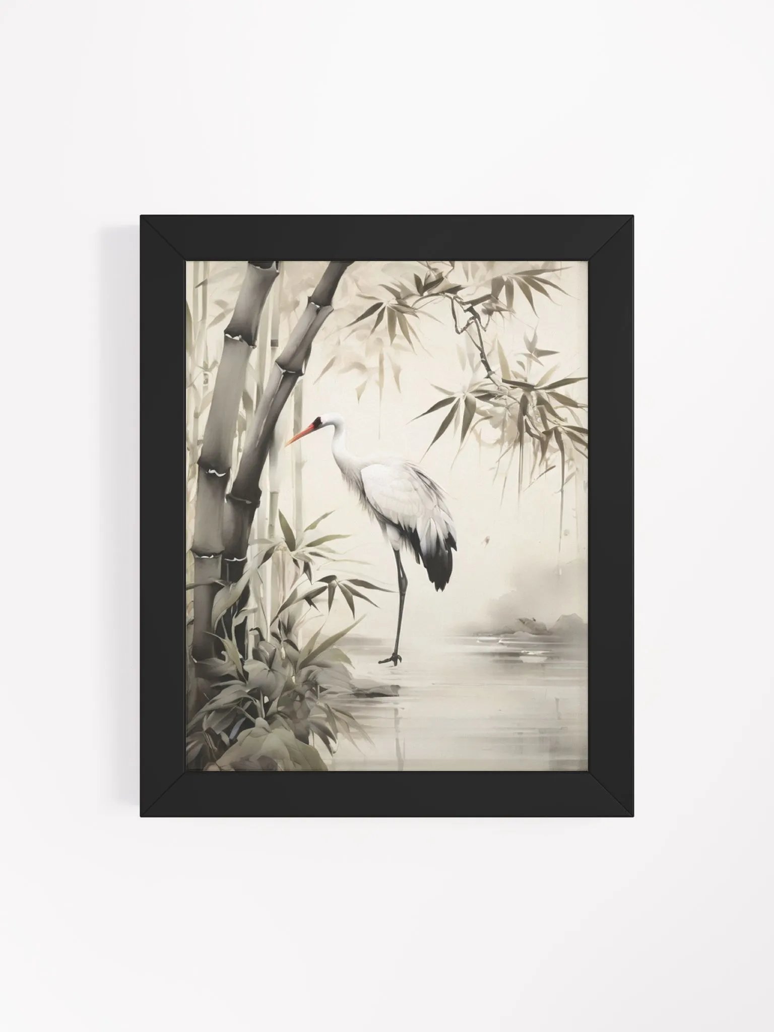 Chinese Art Eco-Friendly Ayous Wood Framed Poster product image (39)