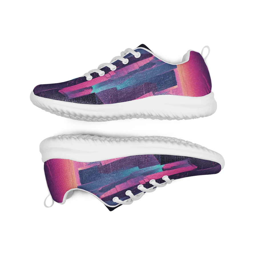 Vaporwave New York City All Over Print Athletic Shoes product image (7)