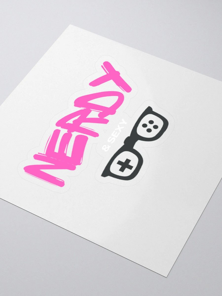 Nerdy & Sexy Pink Kiss Sticker product image (3)