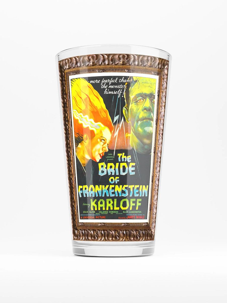 saturday afternoon pint glass: monster's bride product image (1)