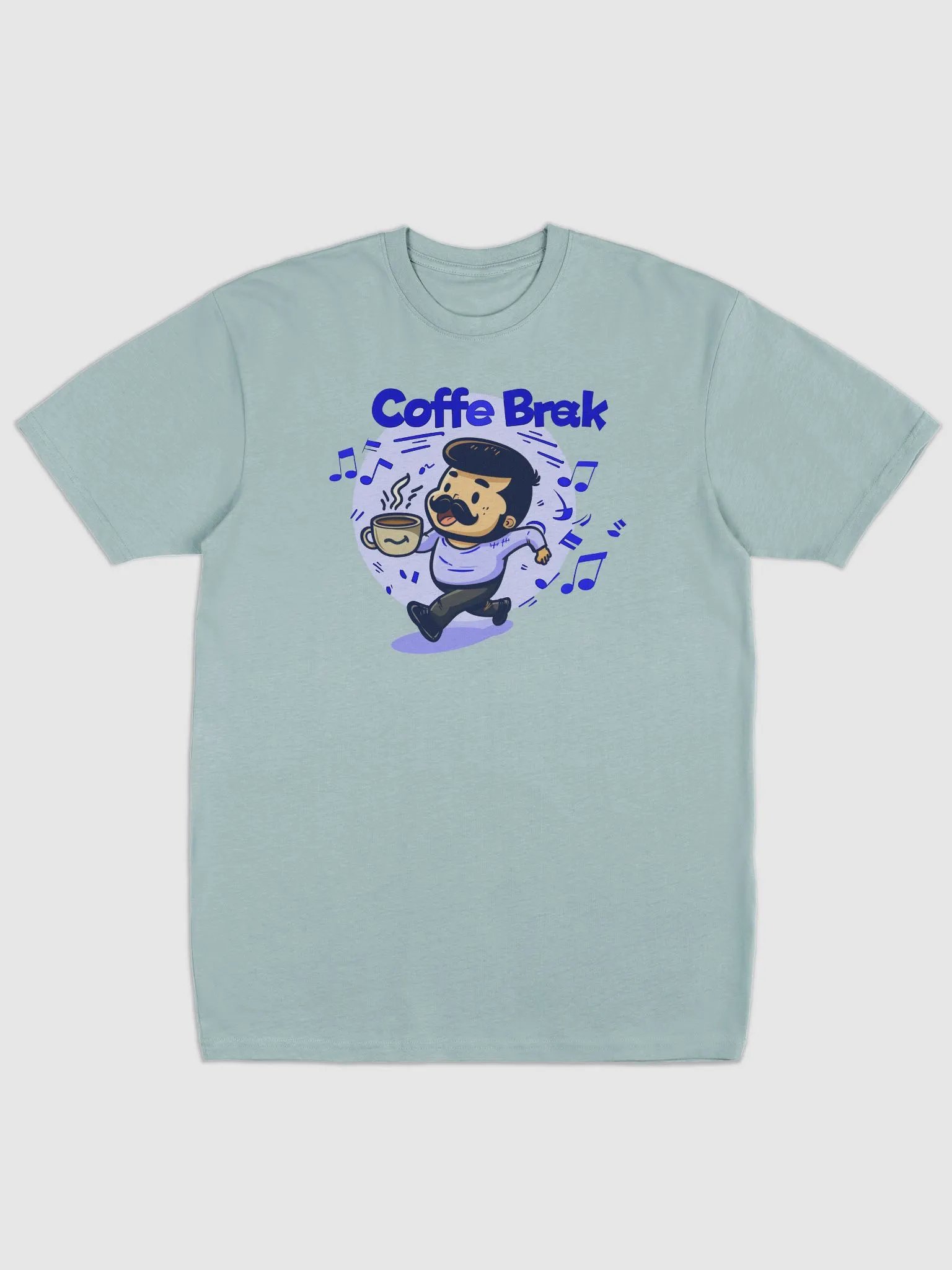 Coffee Break T-Shirt Blue Variant product image (1)