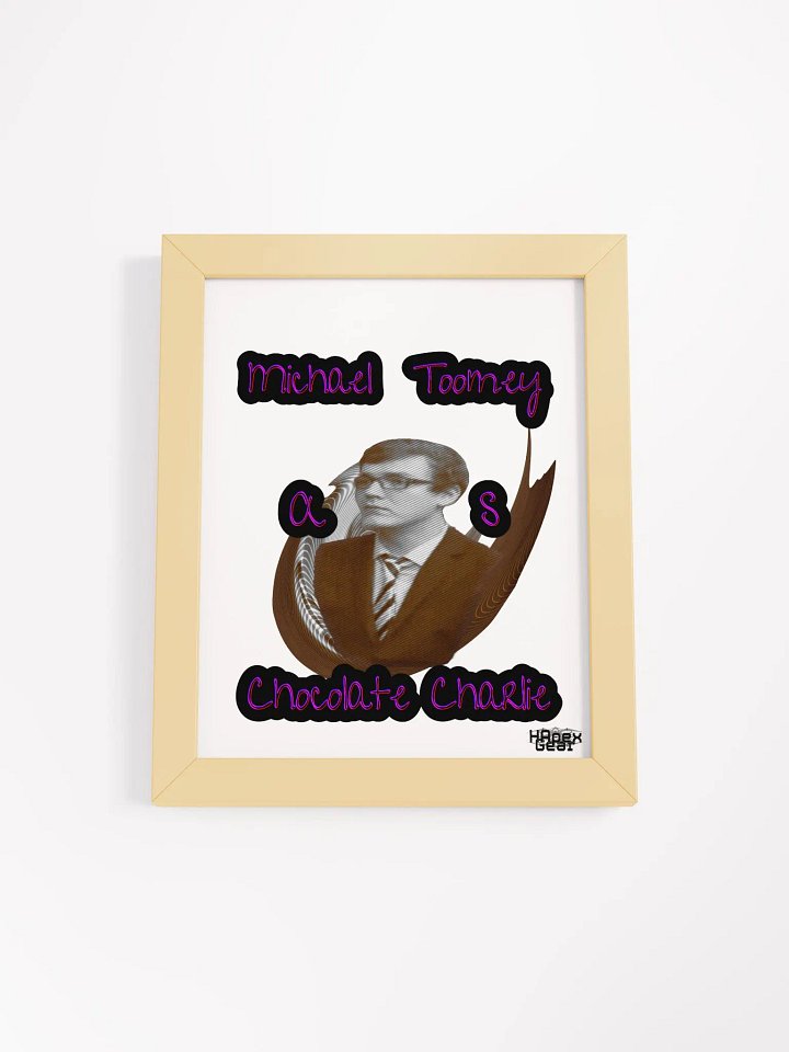 Michael Toomey As Chocolate Charlie 01 - Framed - High-Quality Matte Poster product image (1)