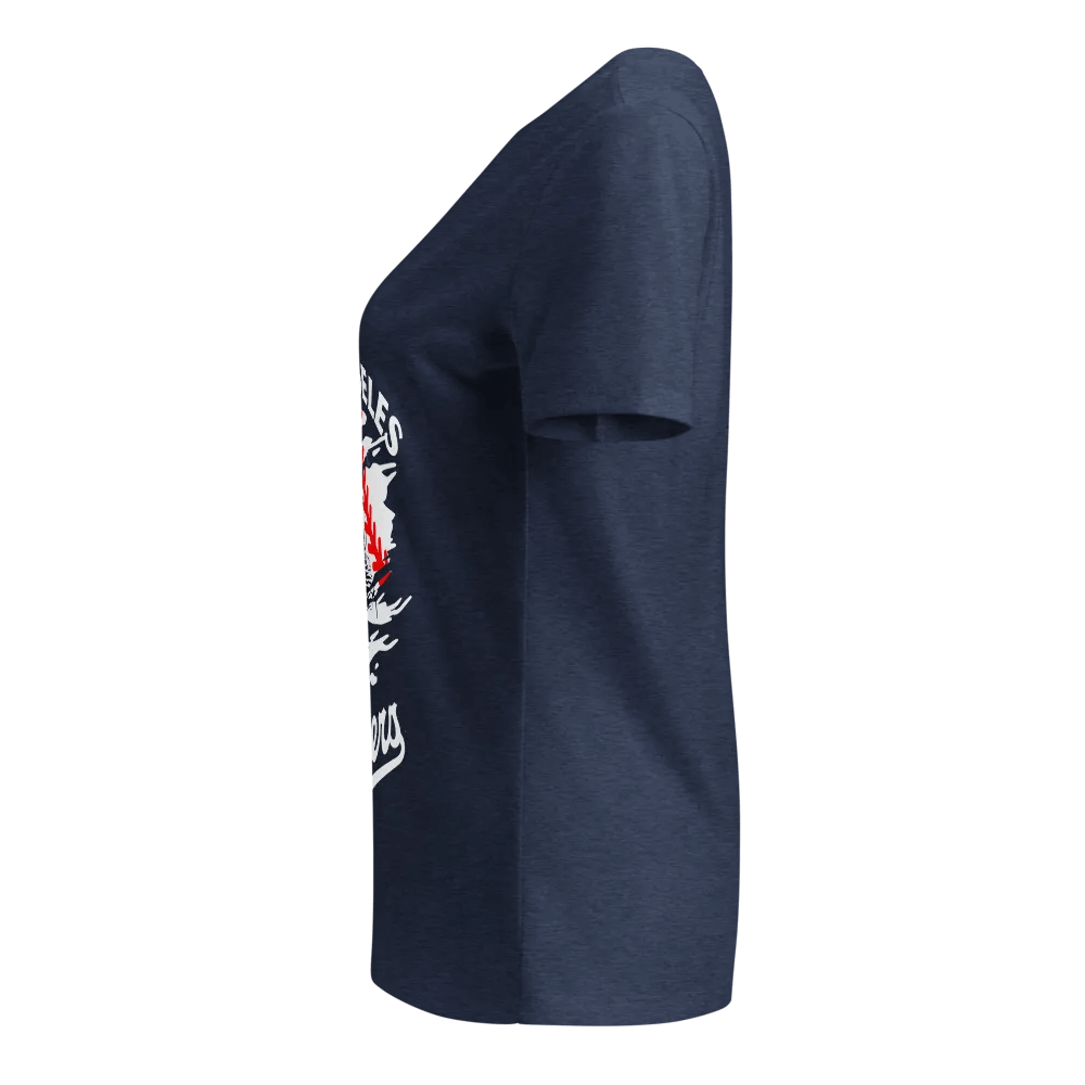 Los Angeles Dodgers V Neck Womens T-Shirt product image (2)