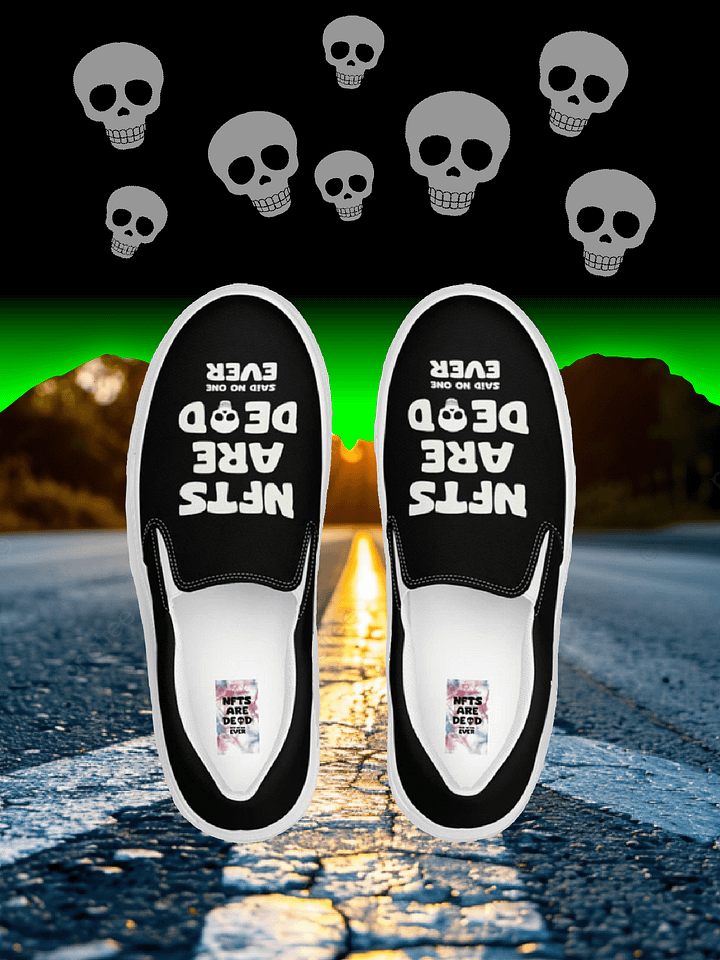 NFTS ARE DEAD SAID NO ONE EVER SLIP-ONS product image (1)