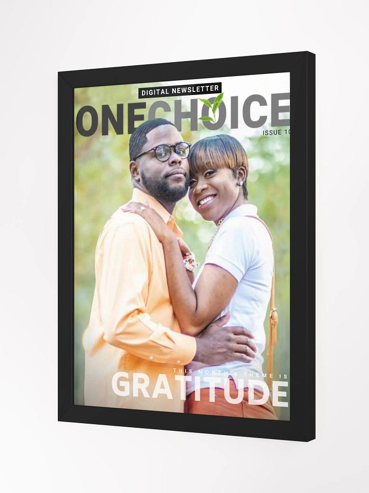 Issue 10 of One Choice Magazine Cover Wall Art product image (4)