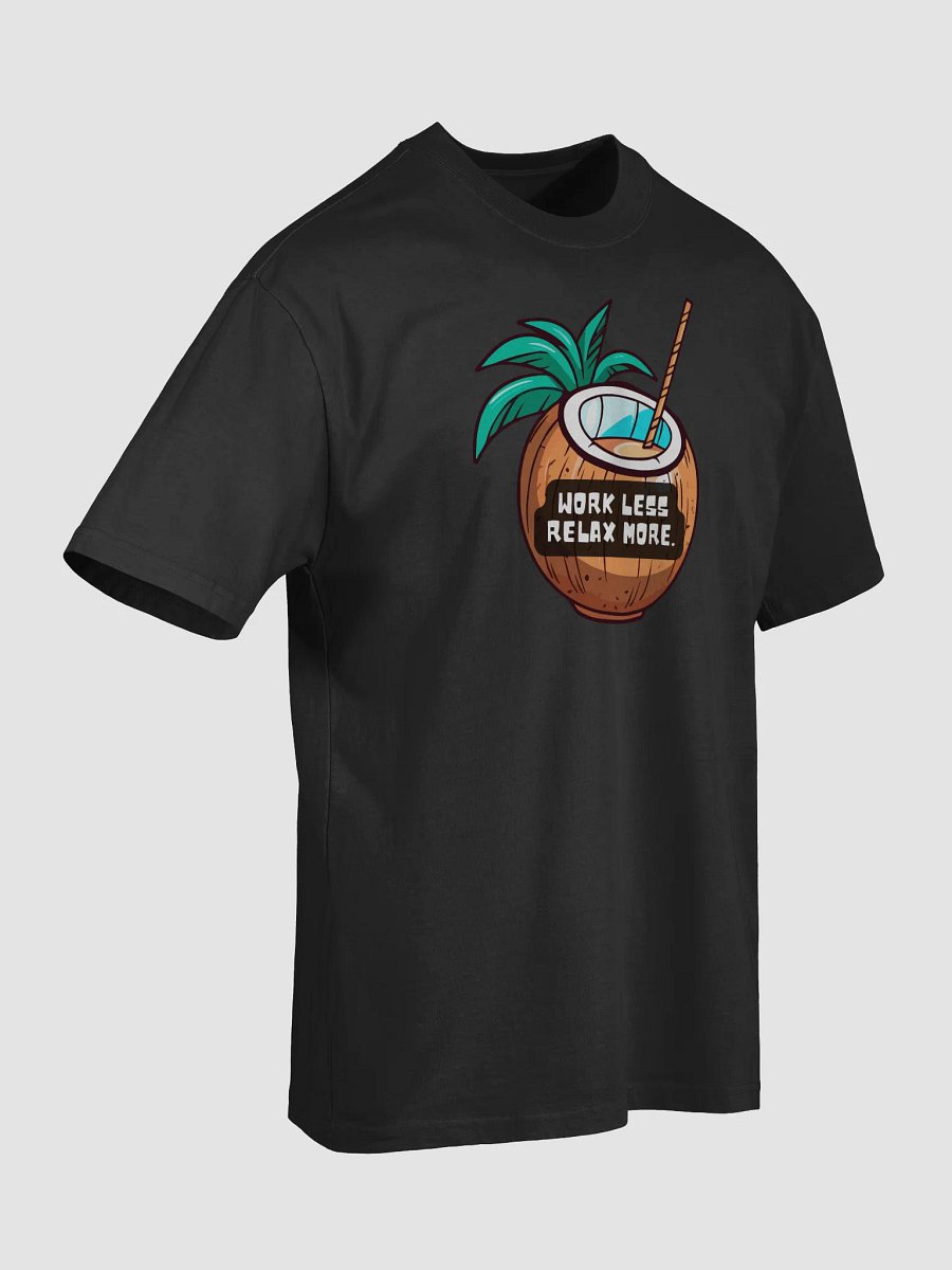Coconut Chill Oversized Tee | work less relax more product image (7)