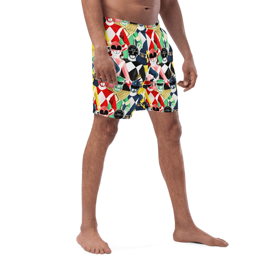 Retro Rangers All-Over Swim Trunks product image (8)
