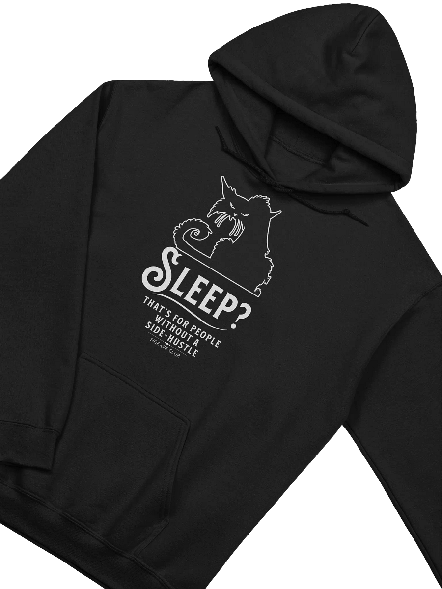 Sleepless Grind: Hustler Cat Classic Hoodie product image (5)