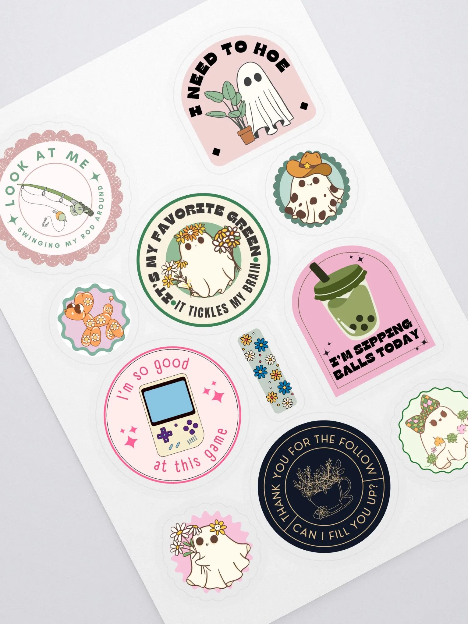 CosyAlice Quotes Sticker Sheet product image (1)