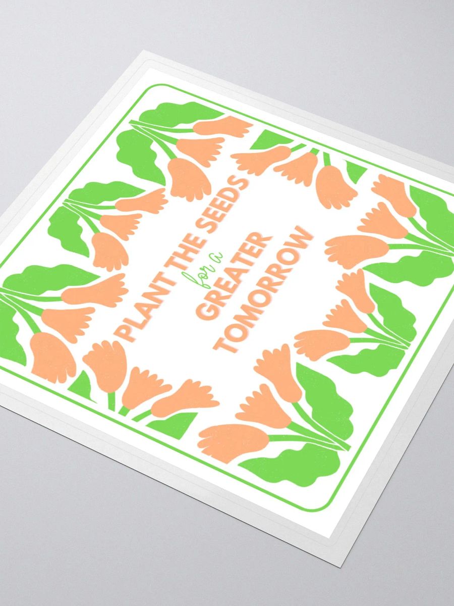 Seeds of Tomorrow Kiss Cut Stickers product image (7)