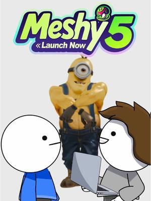 Join 3 million people on Meshy AI. The best AI generator for 3D models.  #1 #fyp #comedy #ai #animation     