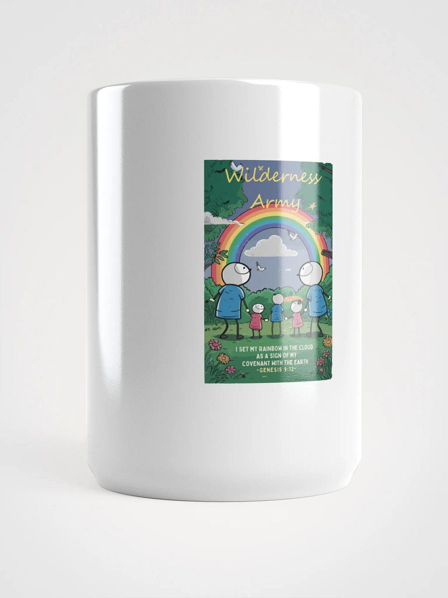 White Wilderness Army Rainbow Promise Mug product image (5)