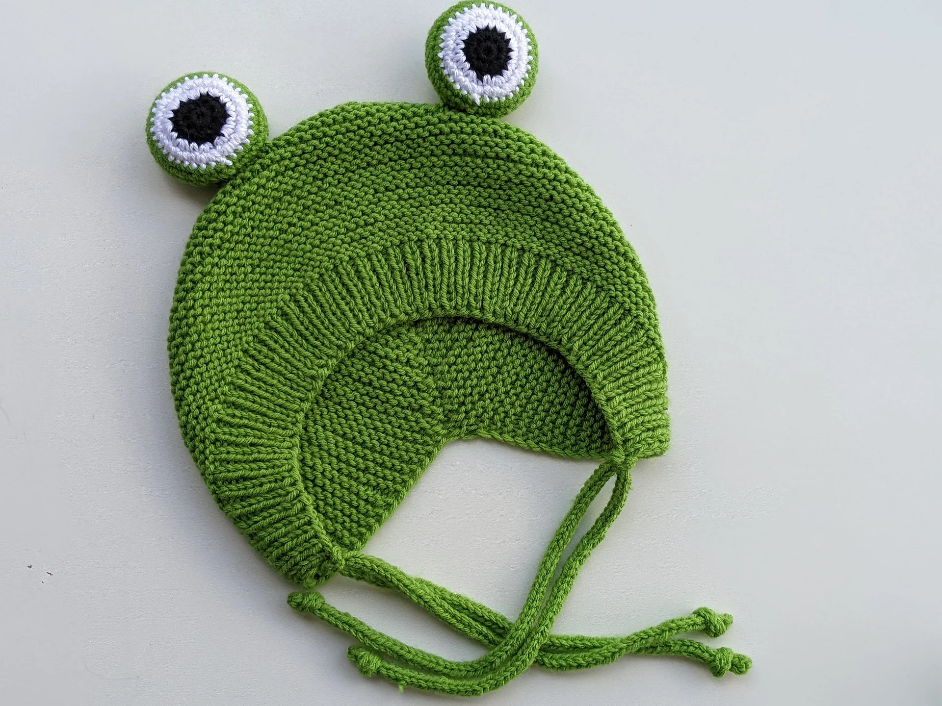 Knit Frog Hat Pattern product image (6)