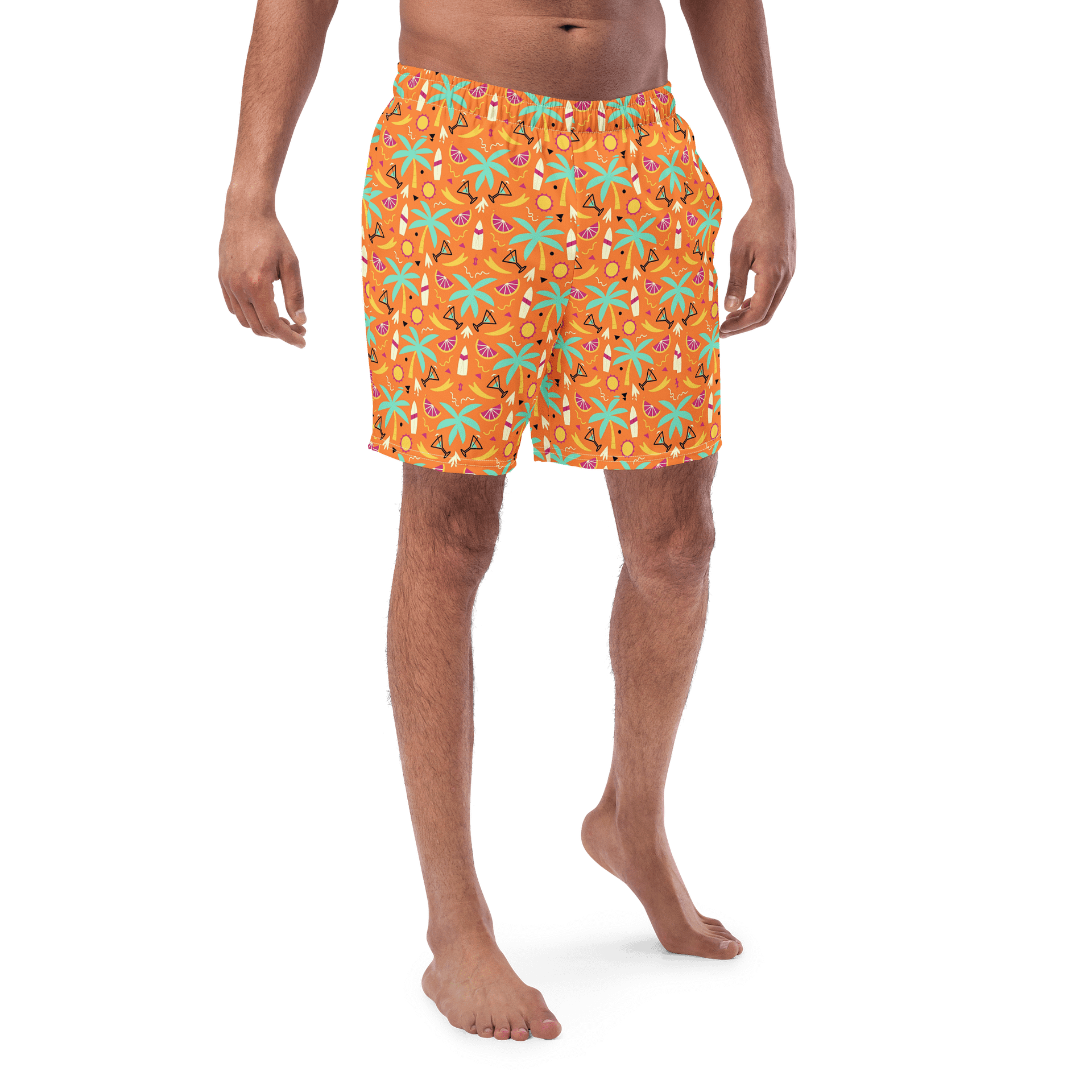 Tropical Vibes All-Over Swim Trunk product image (1)
