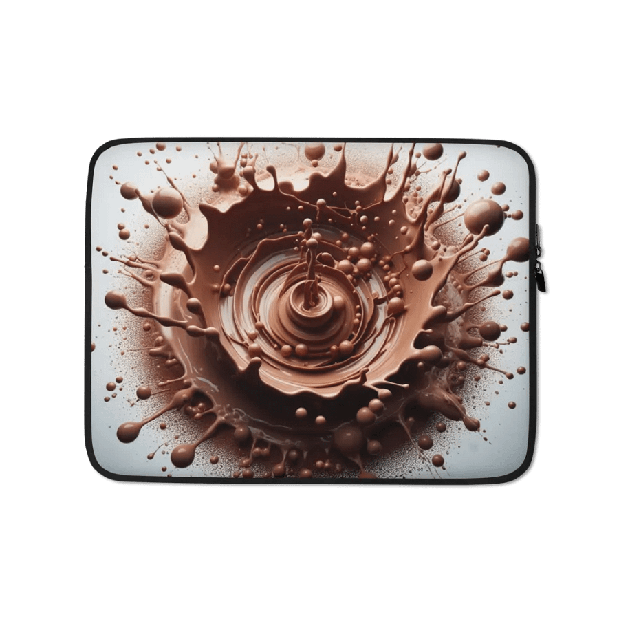 Chocolate Splash Laptop Sleeve product image (1)