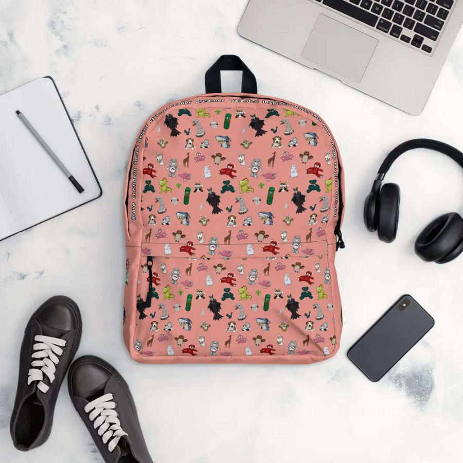 The KidTime StoryTime Character Backpack (Pink) product image (9)