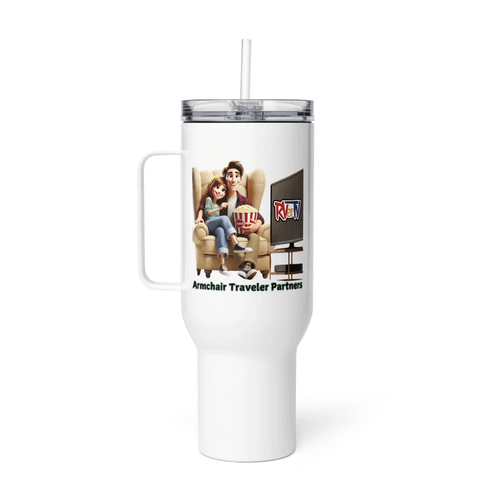 Armchair Traveler Partners - Travel Mug with Handle product image (4)