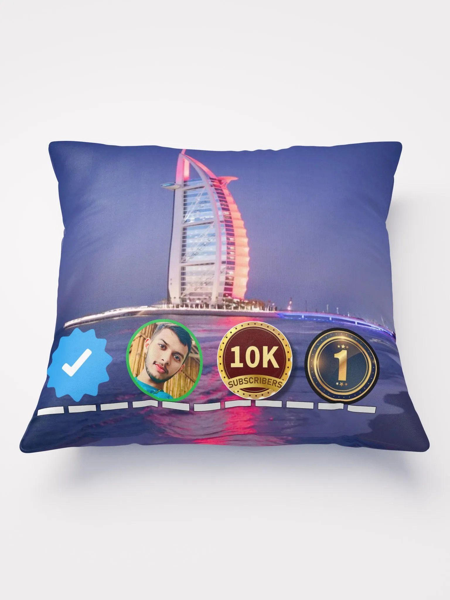 10K Celebration Release Polyster Pillow product image (1)