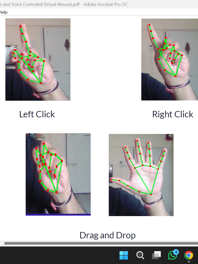 Gesture and Voice-Control Based Virtual Mouse Project product image (4)