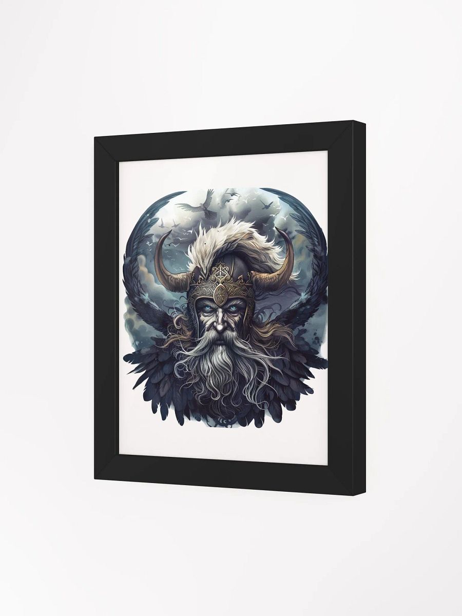 Odin - The Allfather of Norse Gods Framed High-Quality Matte Poster product image (16)